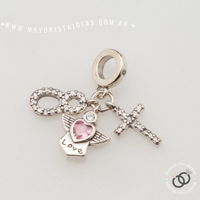 CHARMS PLATA Y CUBIC PARA PANDORA (PP0144)
