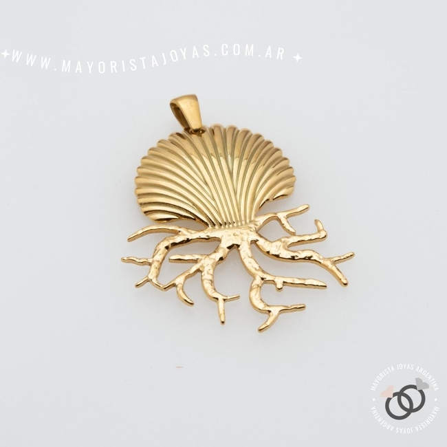 DIJE ACERO DORADO (DAD0180)