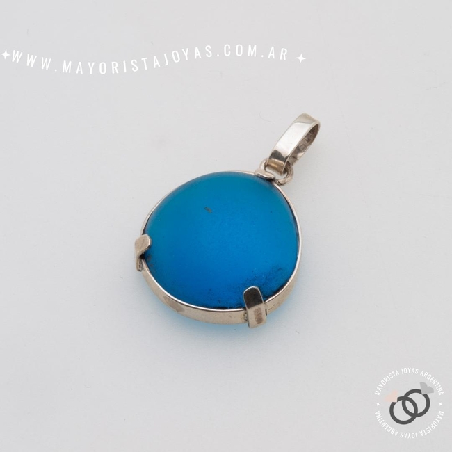 DIJE PLATA Y PIEDRA (PPD0307)