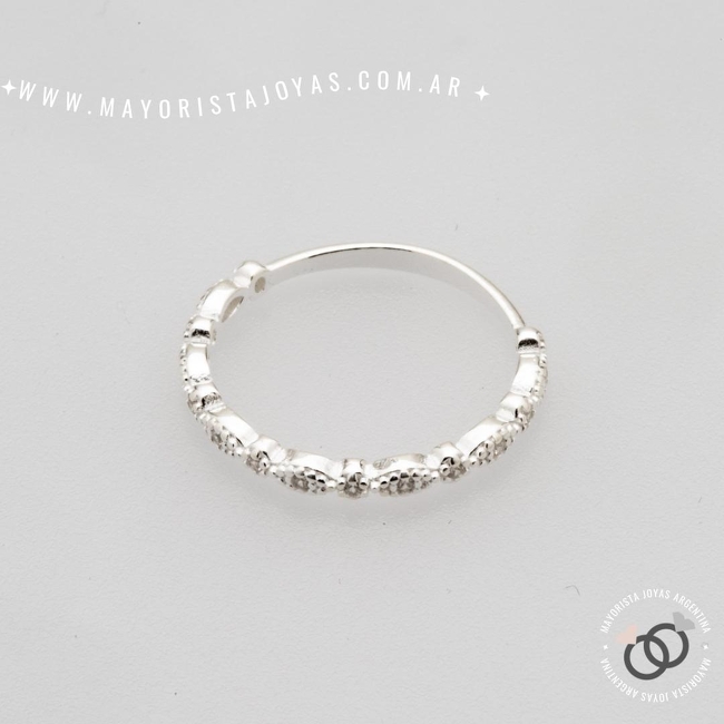 ANILLO PLATA Y CUBIC (PAC0413)