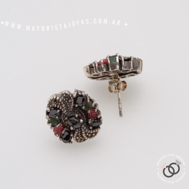 AROS PLATA Y PIEDRA (PPN0228)