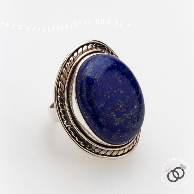 ANILLO PLATA Y PIEDRA (PAP0540)