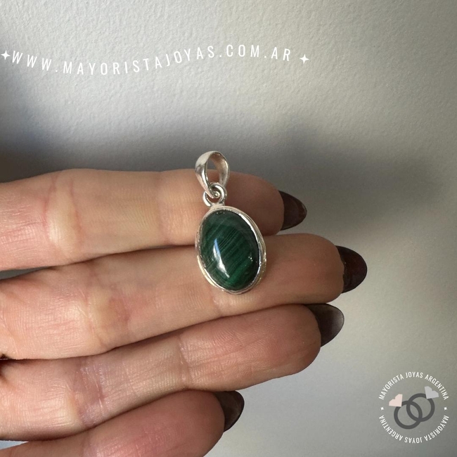 DIJE PLATA Y PIEDRA (PPD0273)