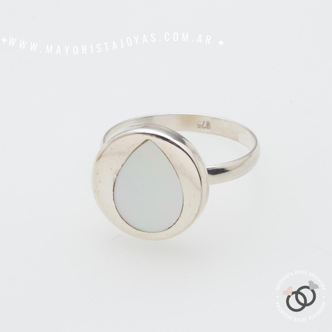 ANILLO PLATA Y PIEDRA (PAP0591)