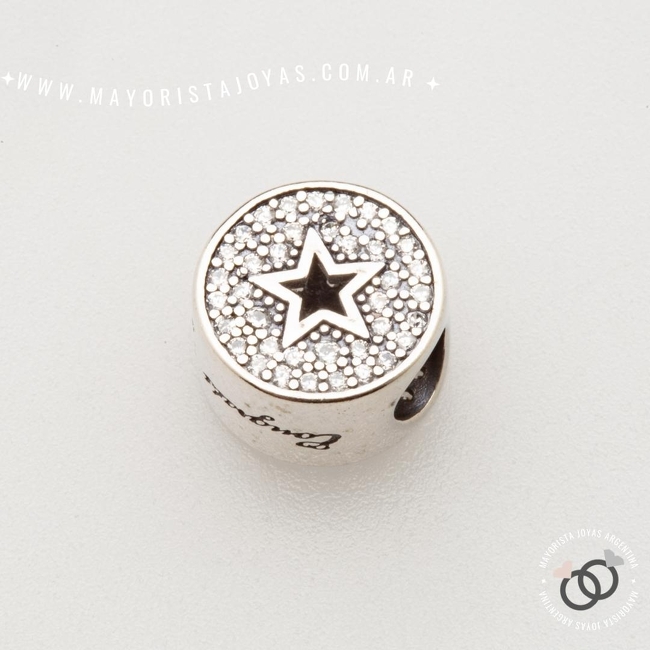 CHARMS PLATA Y CUBIC PARA PANDORA (PP0081)