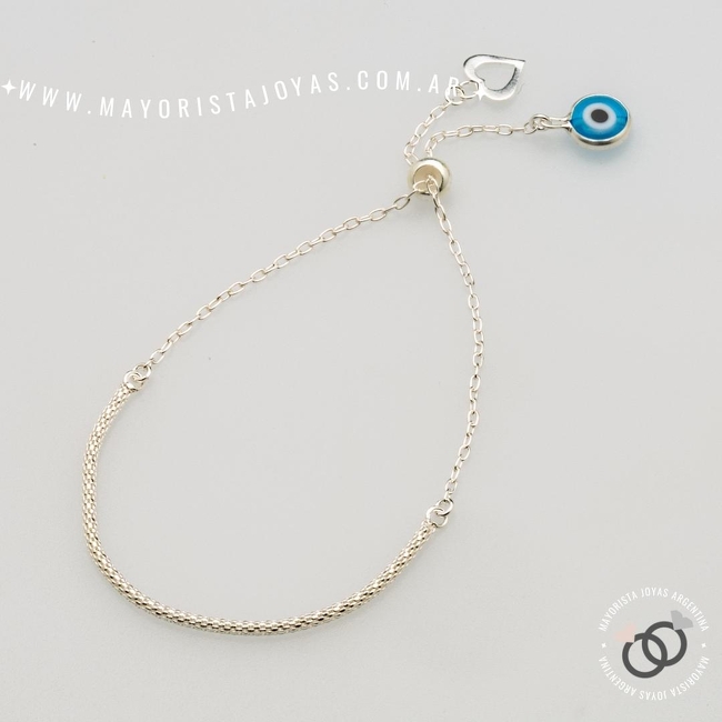 PULSERA PLATA LISA (PBL0256)