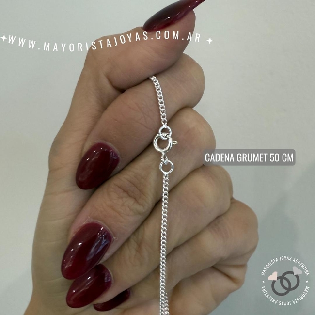 CADENA PLATA 50CM (PCI0114)