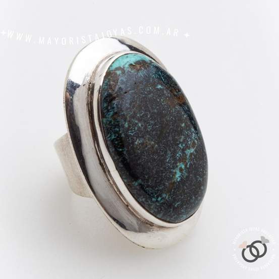 ANILLO PLATA Y PIEDRA (PAP0519)
