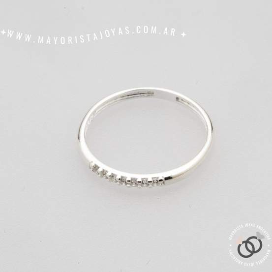 ANILLO PLATA Y CUBIC (PAC0387)