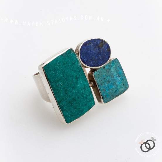ANILLO PLATA Y PIEDRA (PAP0548)
