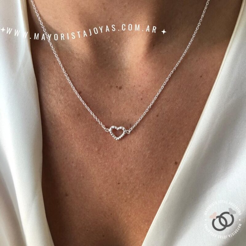 COLLAR PLATA LISA
