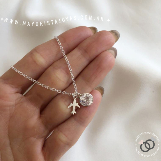 COLLAR PLATA Y CUBIC
